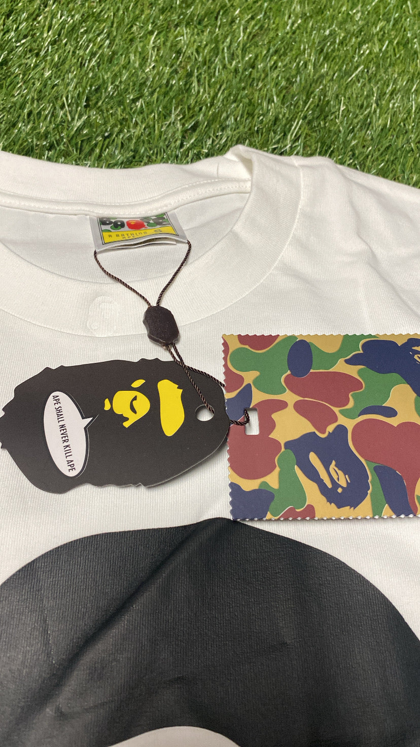 APE White NB T Shirt