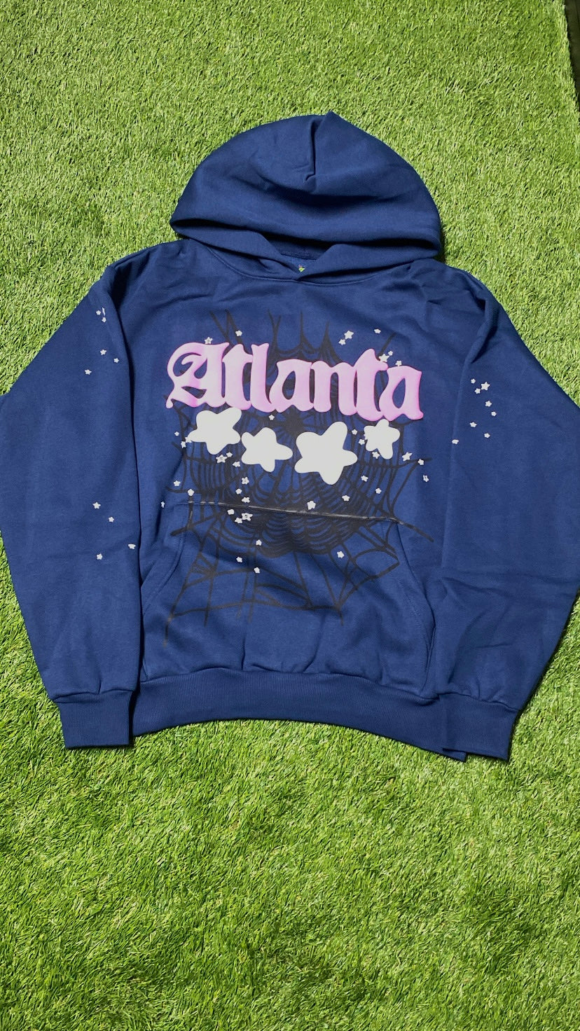 Navy Blue Atlanta Hoodie