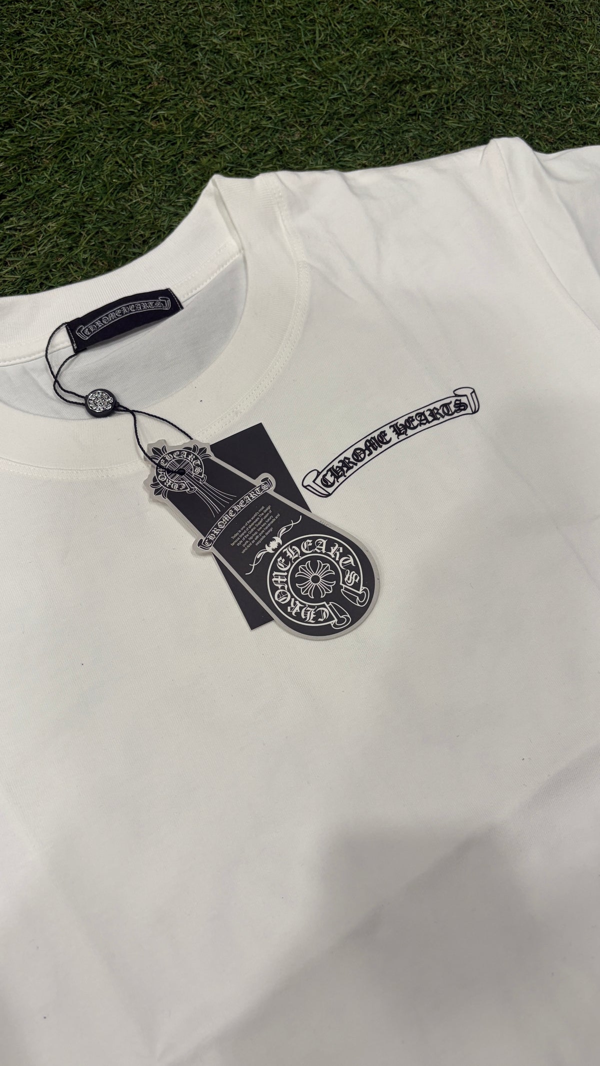 CH White & Pink Dagger Graphic T-Shirt
