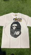 APE White NB T Shirt