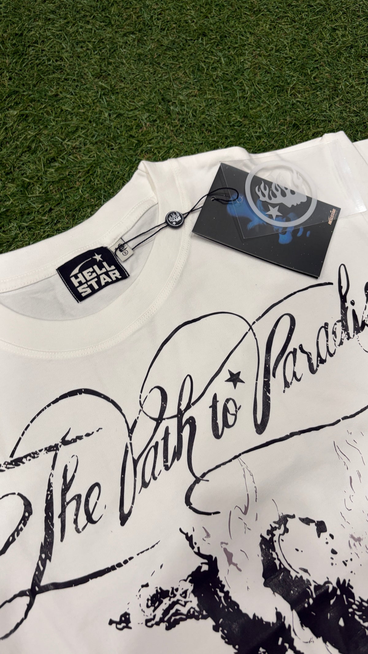 White Path to Paradise Graphic T-Shirt