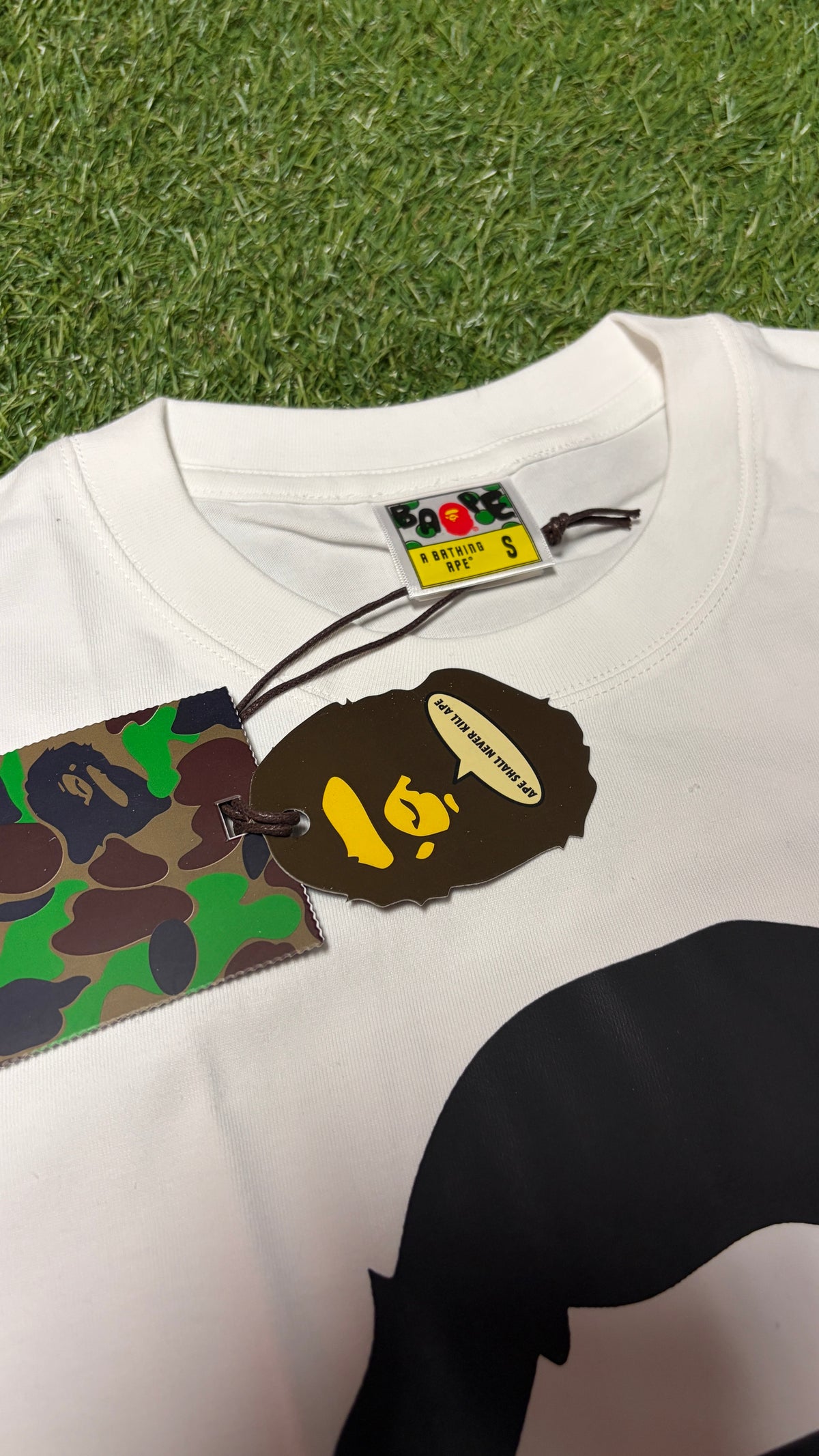 White Athletic Graphic T-Shirt