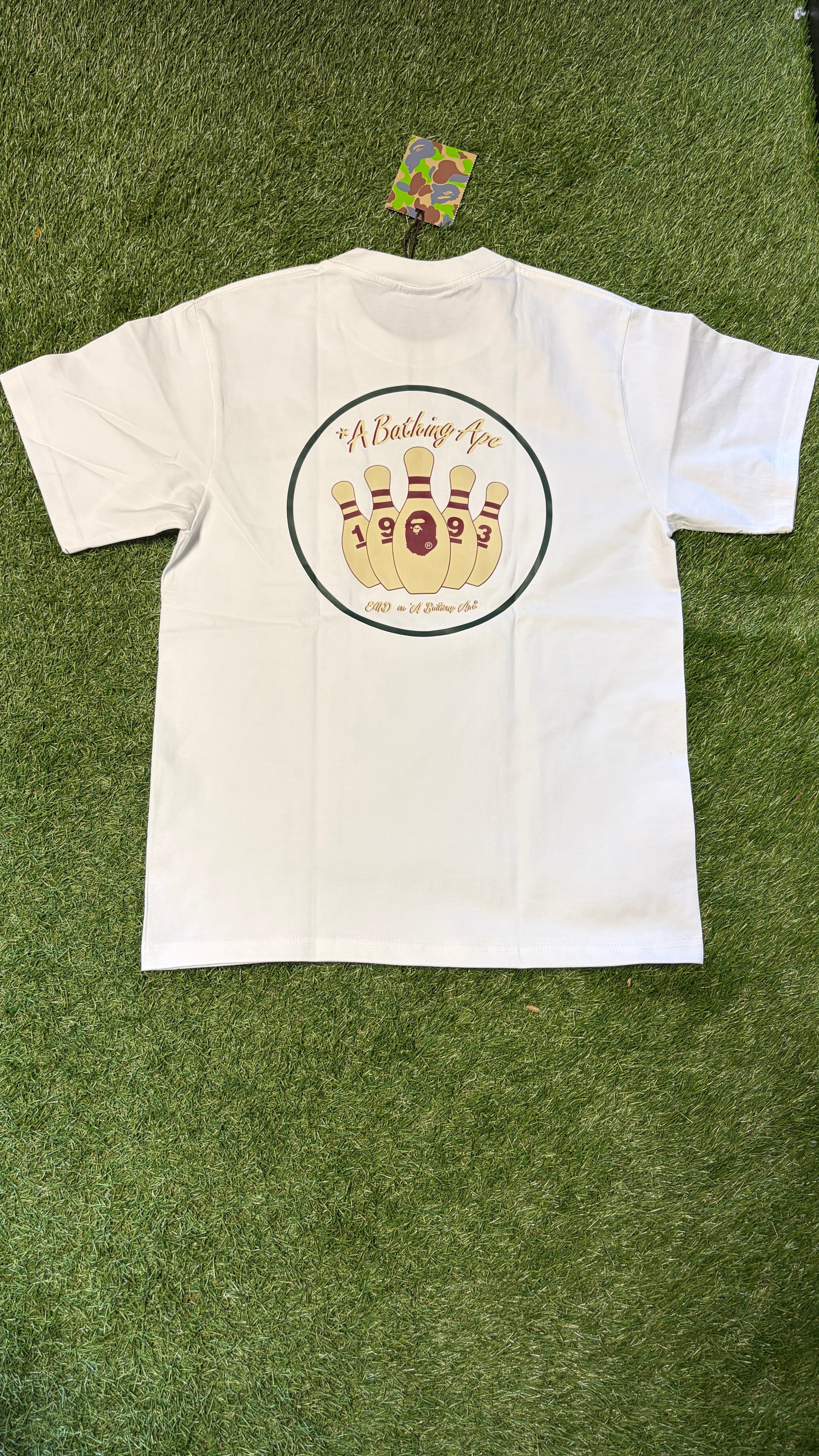 APE White Bowling T Shirt