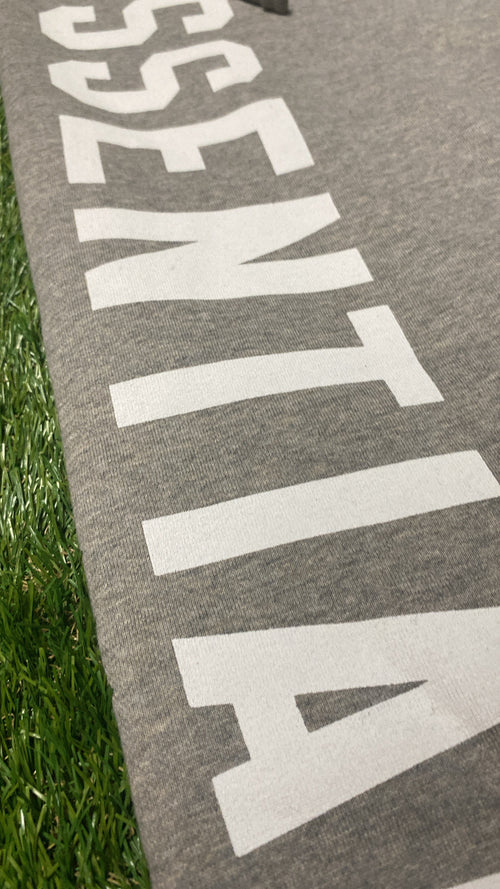 Big Letter Dark Oatmeal Relaxed Sweats