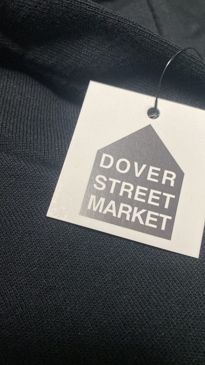 Black and White Cotton Wreath Hoodie