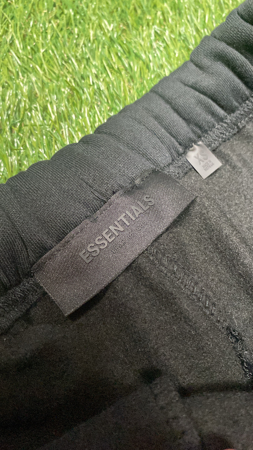 Big Letter Black Relaxed Sweats