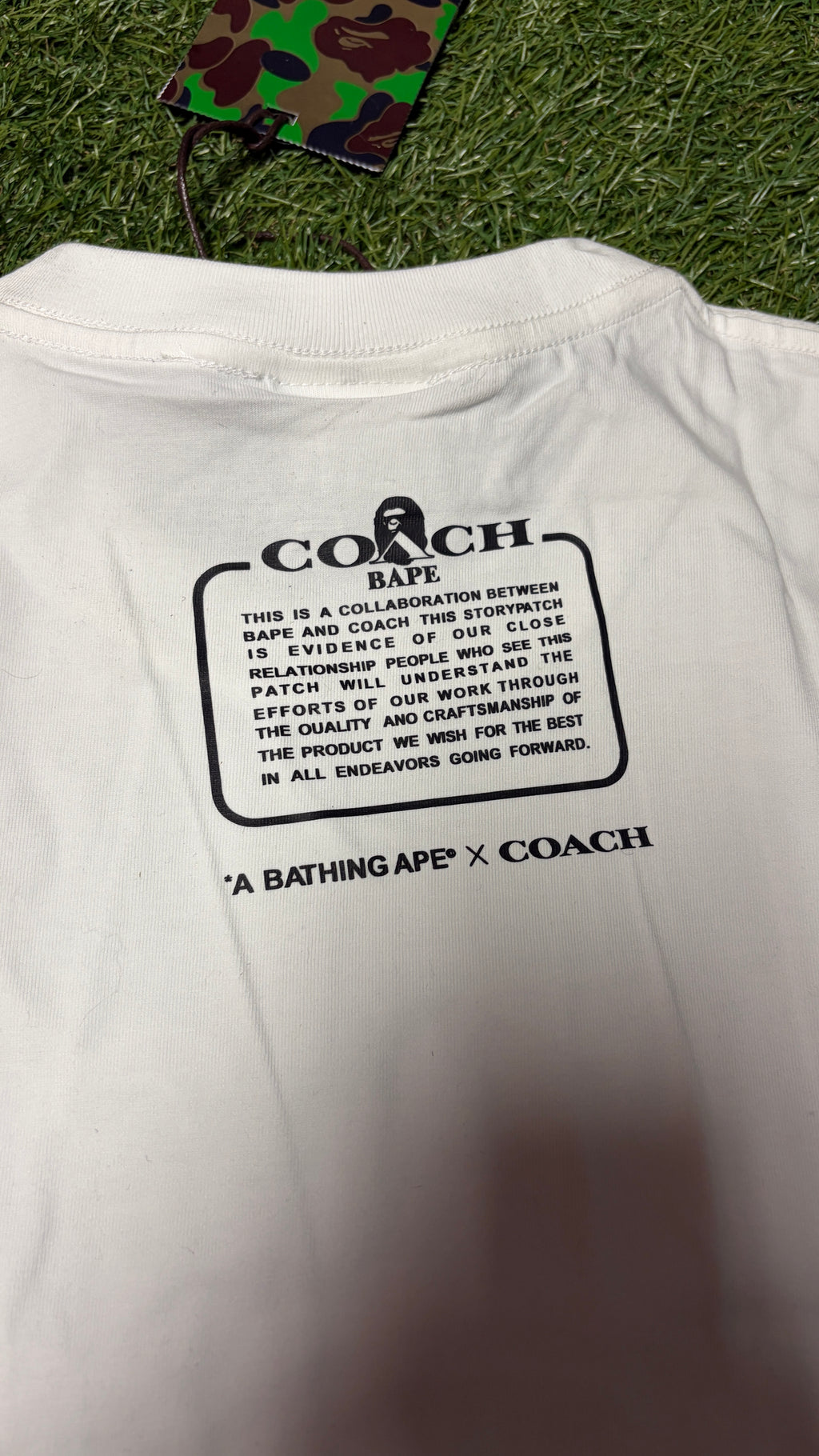 White Pattern Graphic T-Shirt