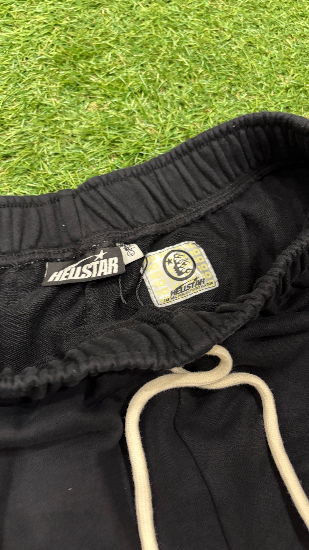 Black Side Panel Relaxed Shorts