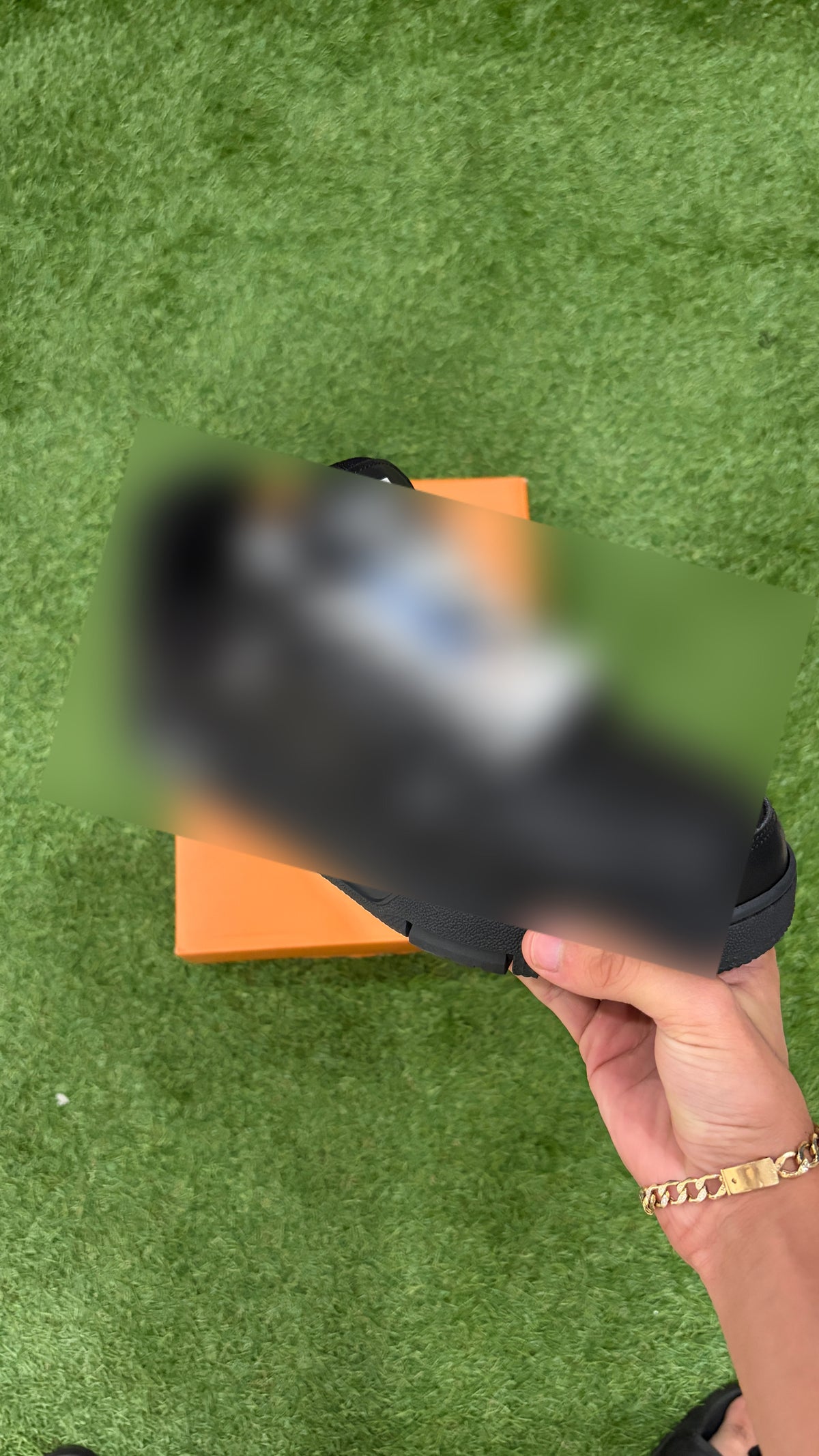 Black Low-Top Trainer