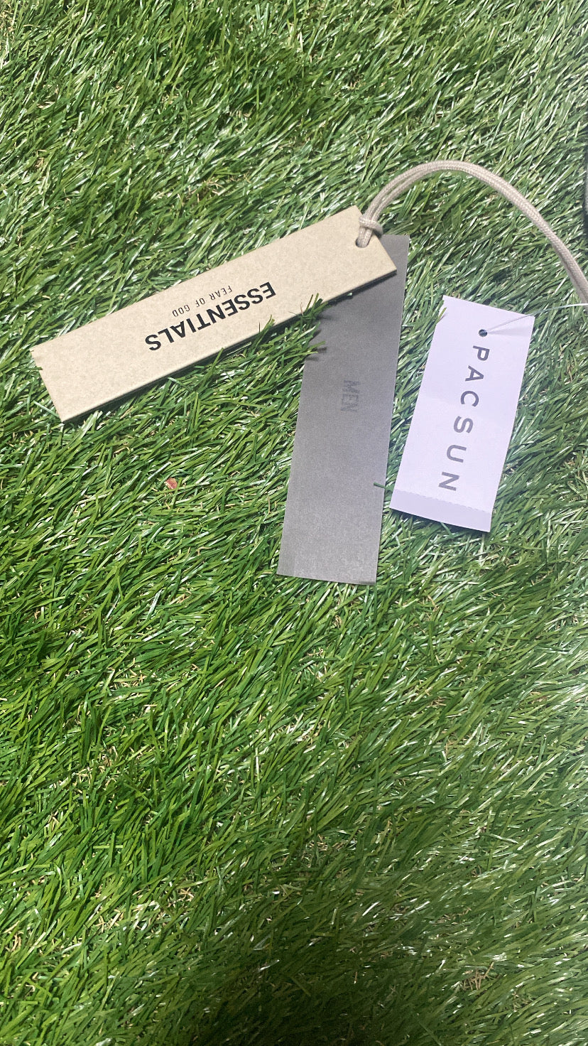 Big Letter Dark Oatmeal Relaxed Sweats