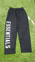 Big Letter Black Relaxed Sweats