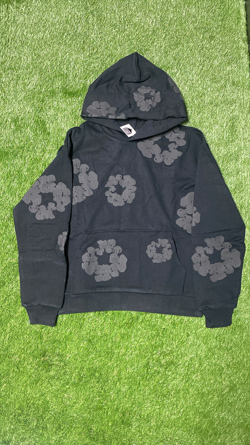 Mono Cotton Wreath Hoodie