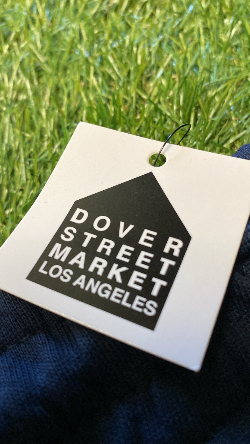 Navy Blue Cotton Wreath Shorts