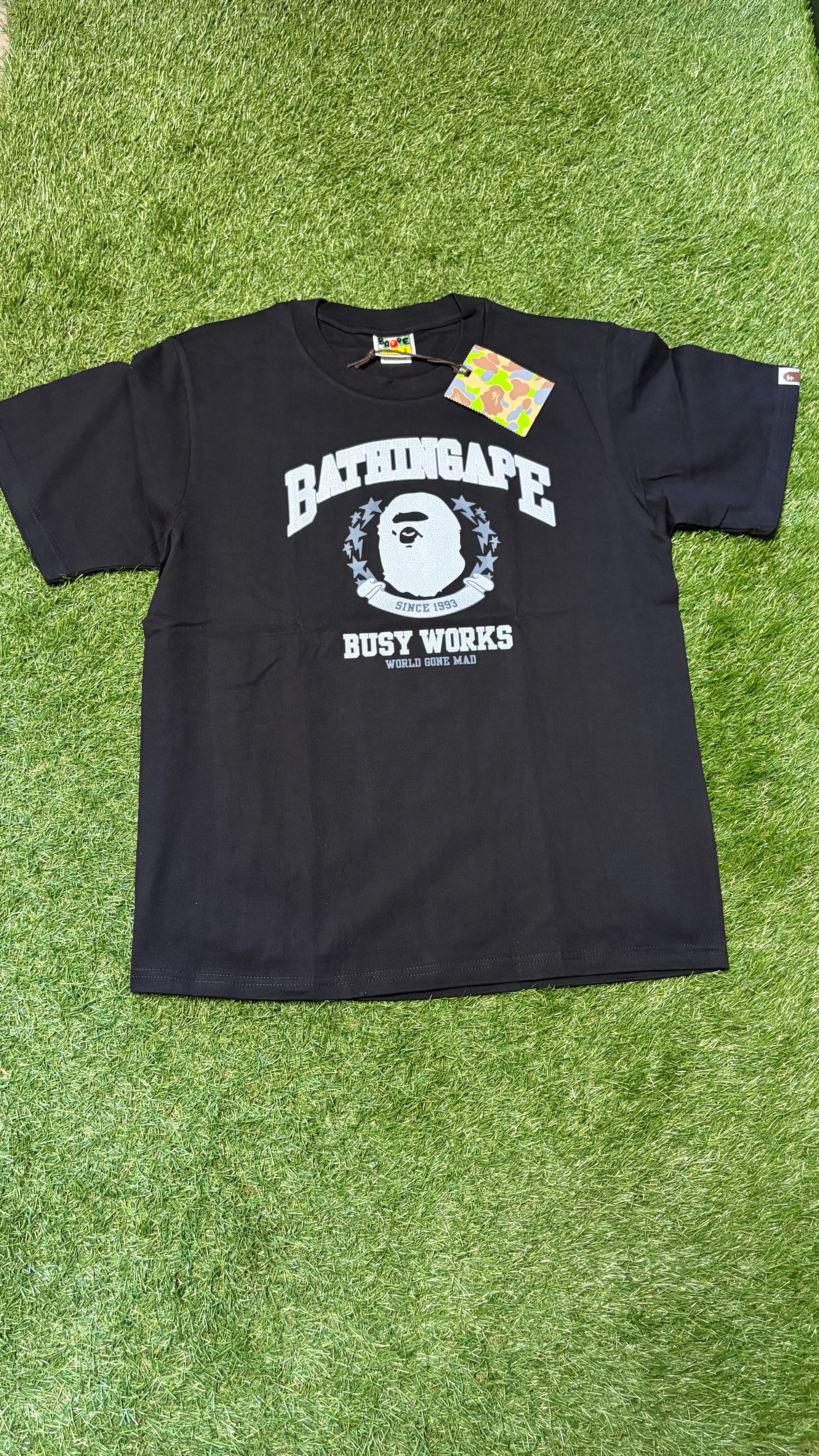 APE Black College T Shirt