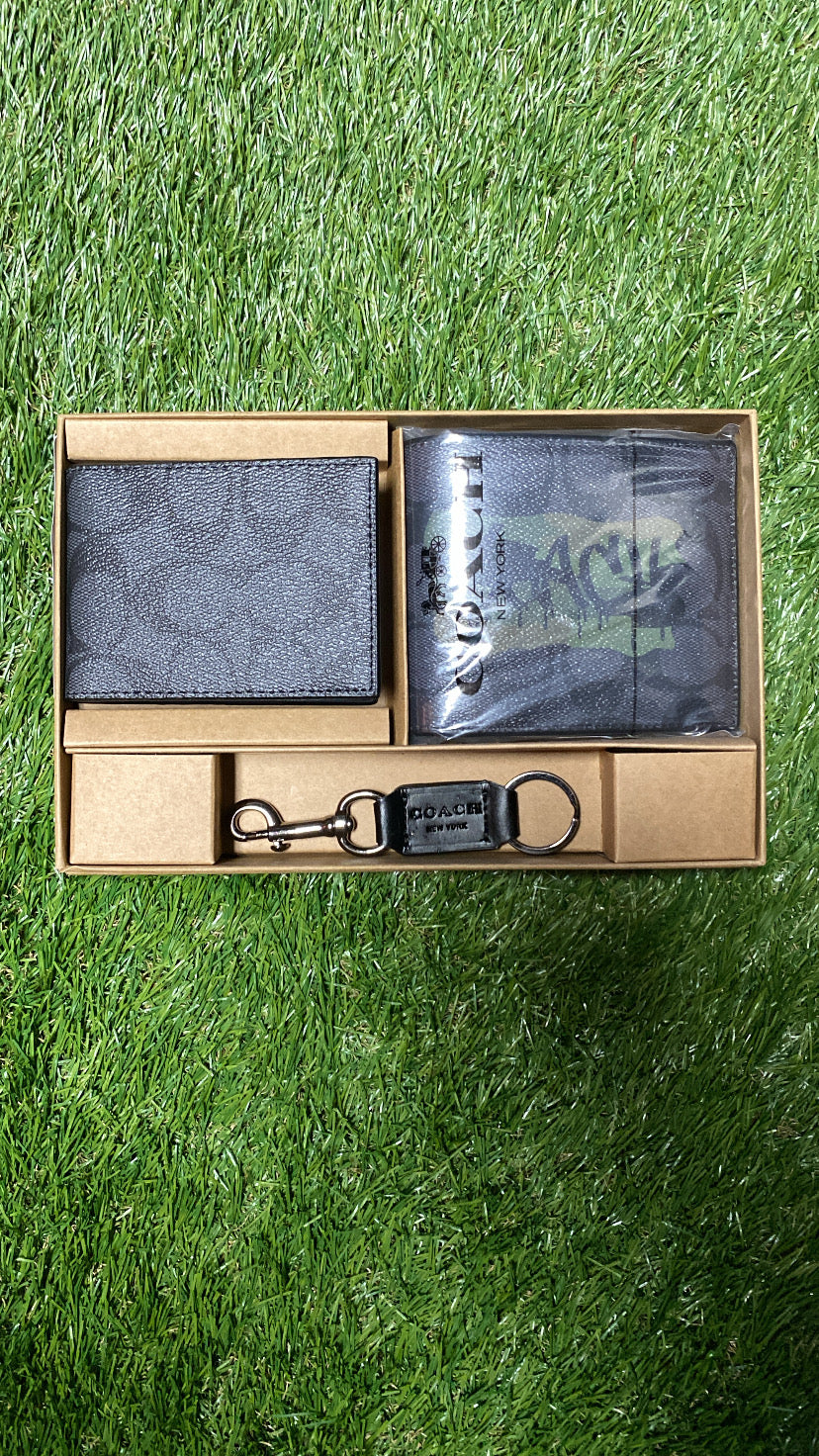 Designer Mens Wallet Gift Set