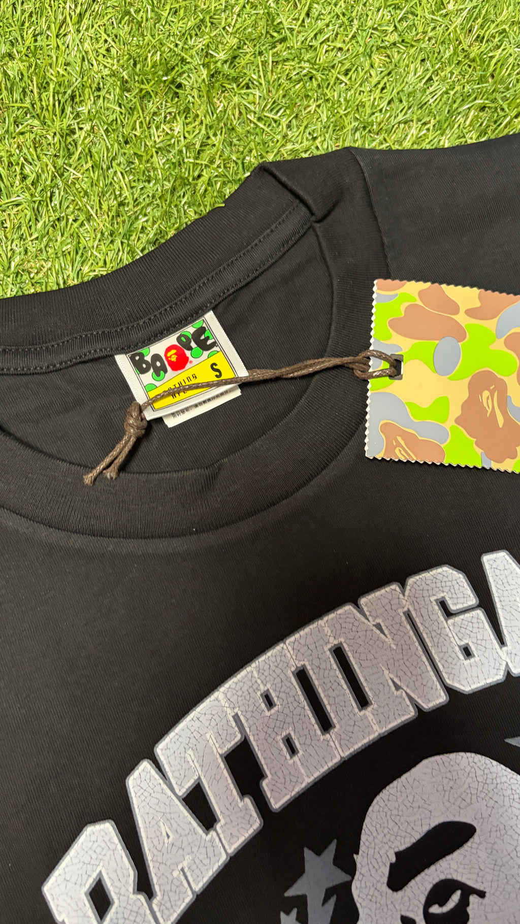 APE Black College T Shirt