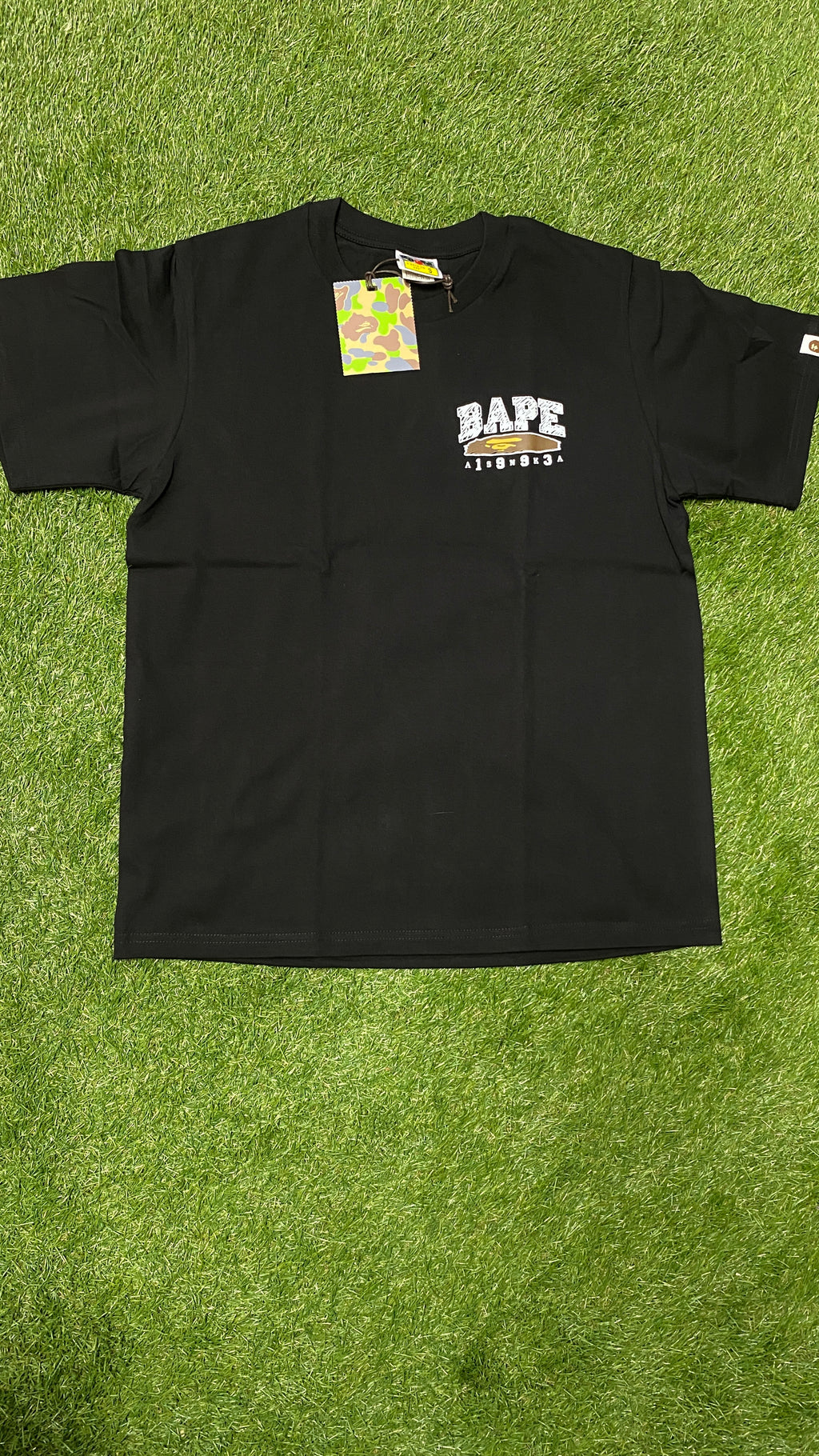 APE Black Hand Draw T Shirt