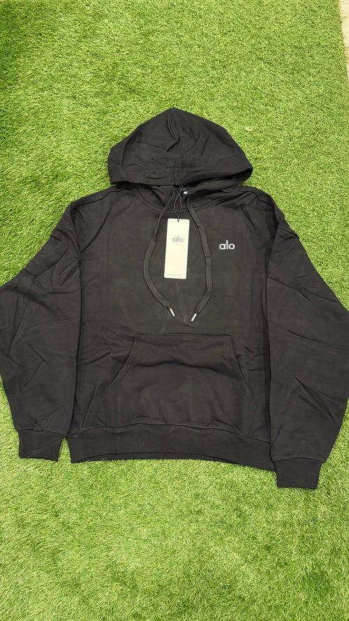 Black Alo pullover hoodie - Full front