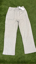 Heather Gray Alo straight-leg sweatpants - Full front