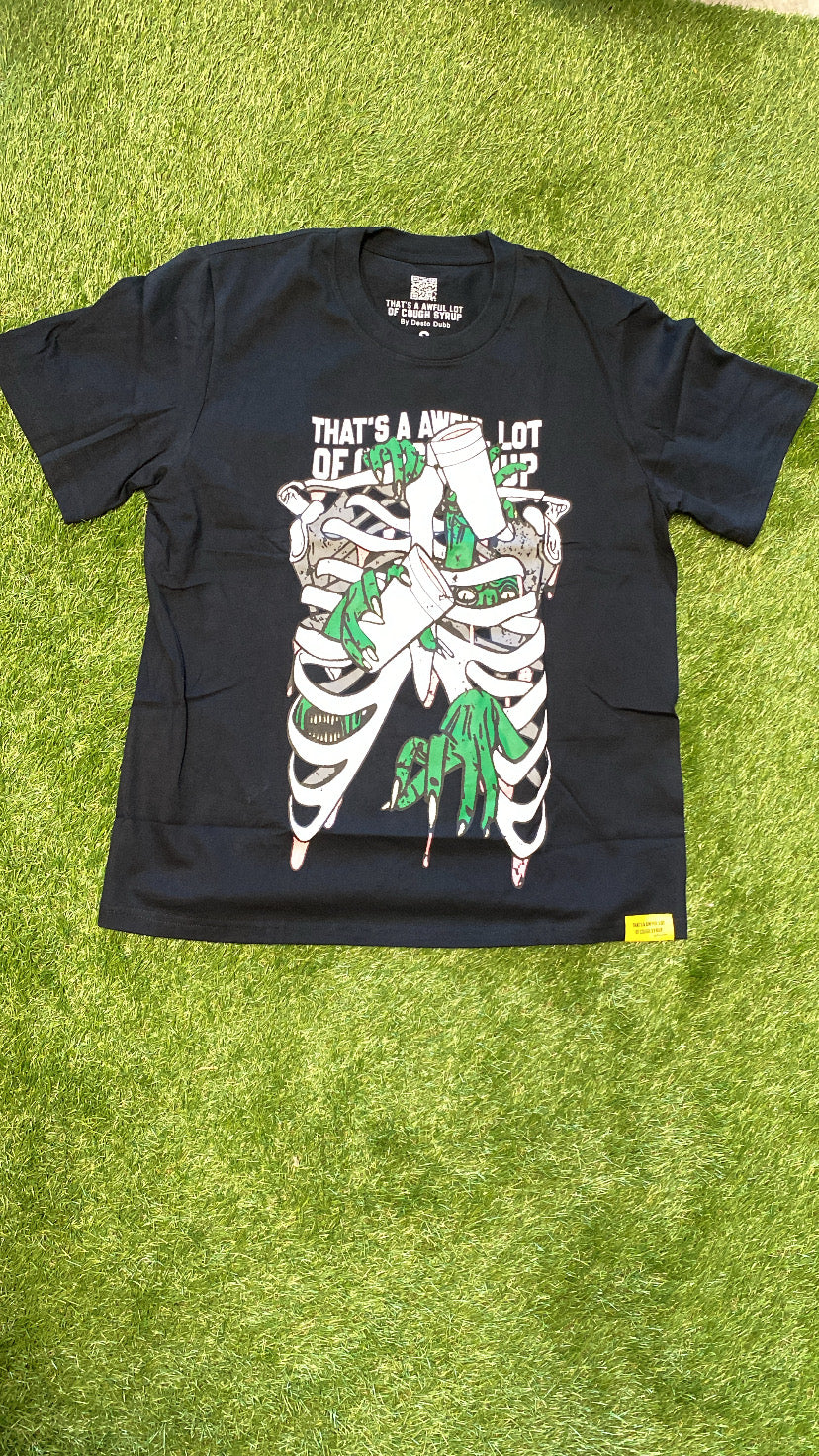 ALOC Zombie Rib cage T Shirt