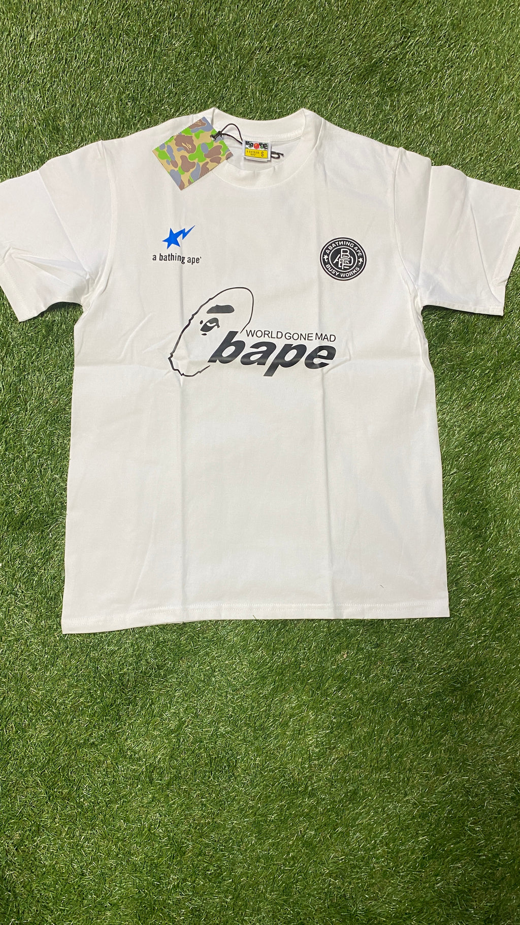 APE White WGM T Shirt