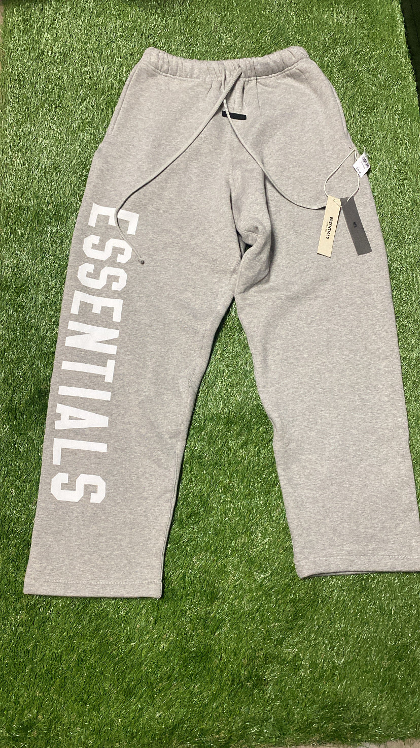 Big Letter Dark Oatmeal Relaxed Sweats