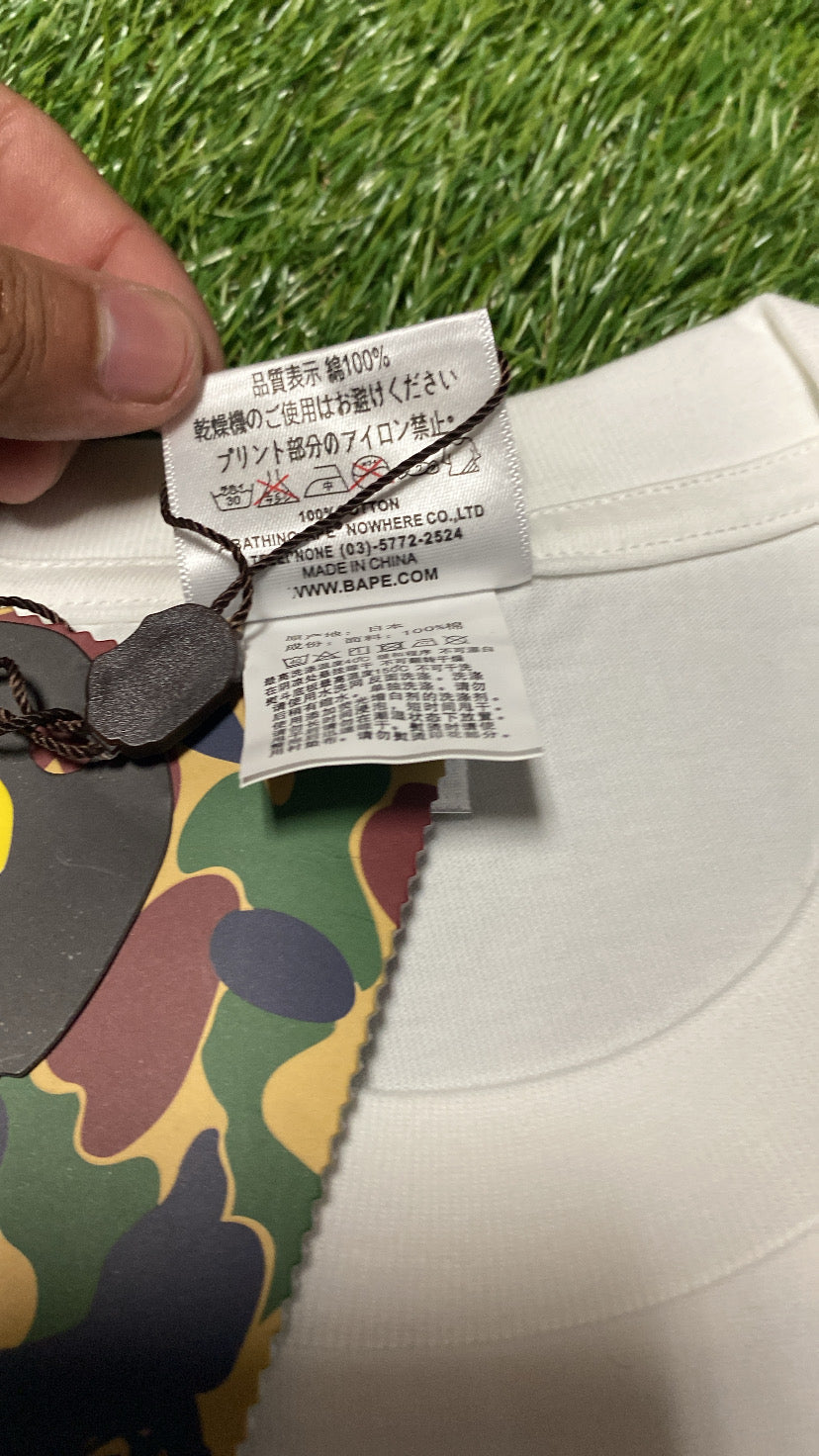 APE White CH T Shirt