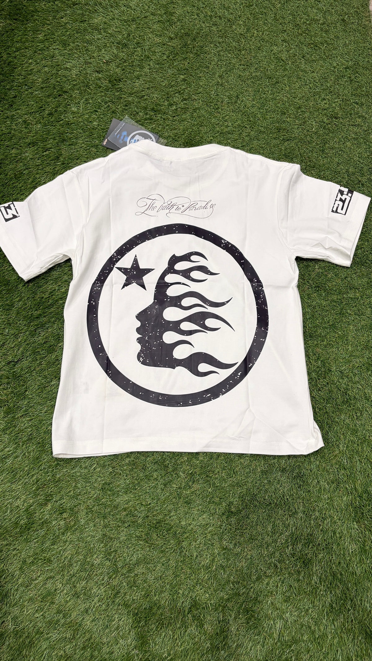 White Path to Paradise Graphic T-Shirt