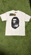 White Athletic Graphic T-Shirt
