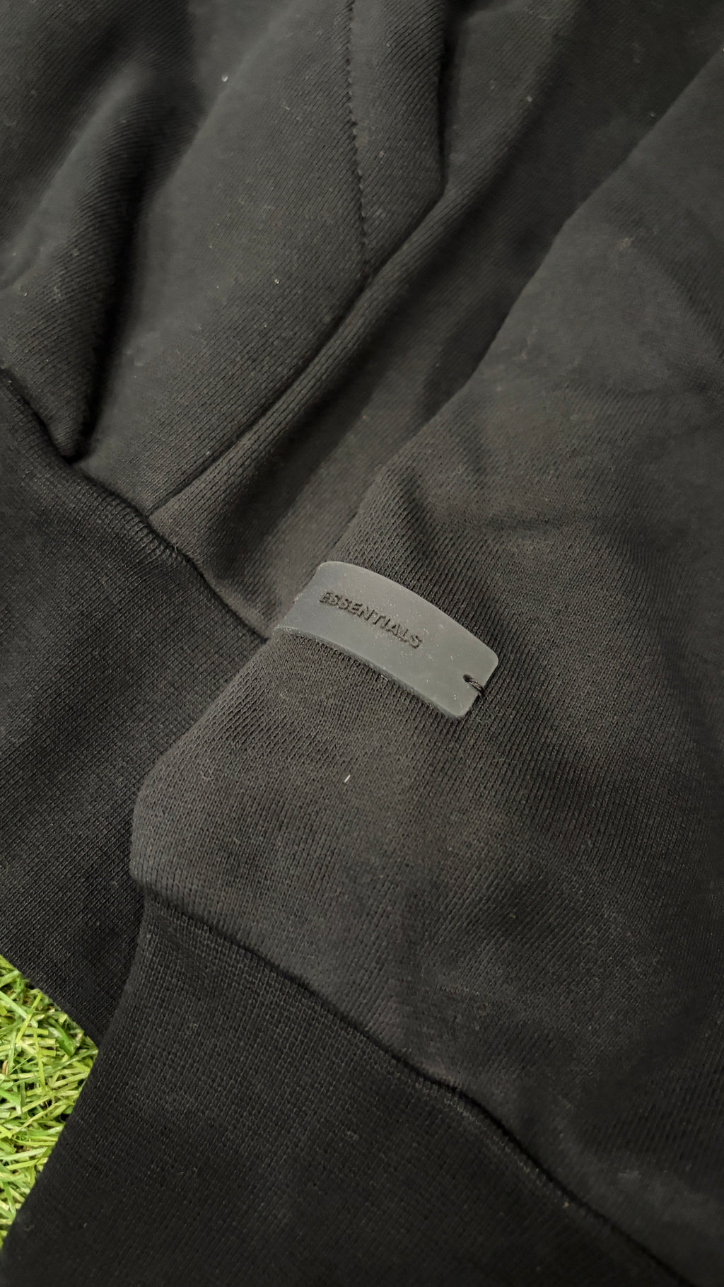 Black Relaxed Zip-Up Hoodie