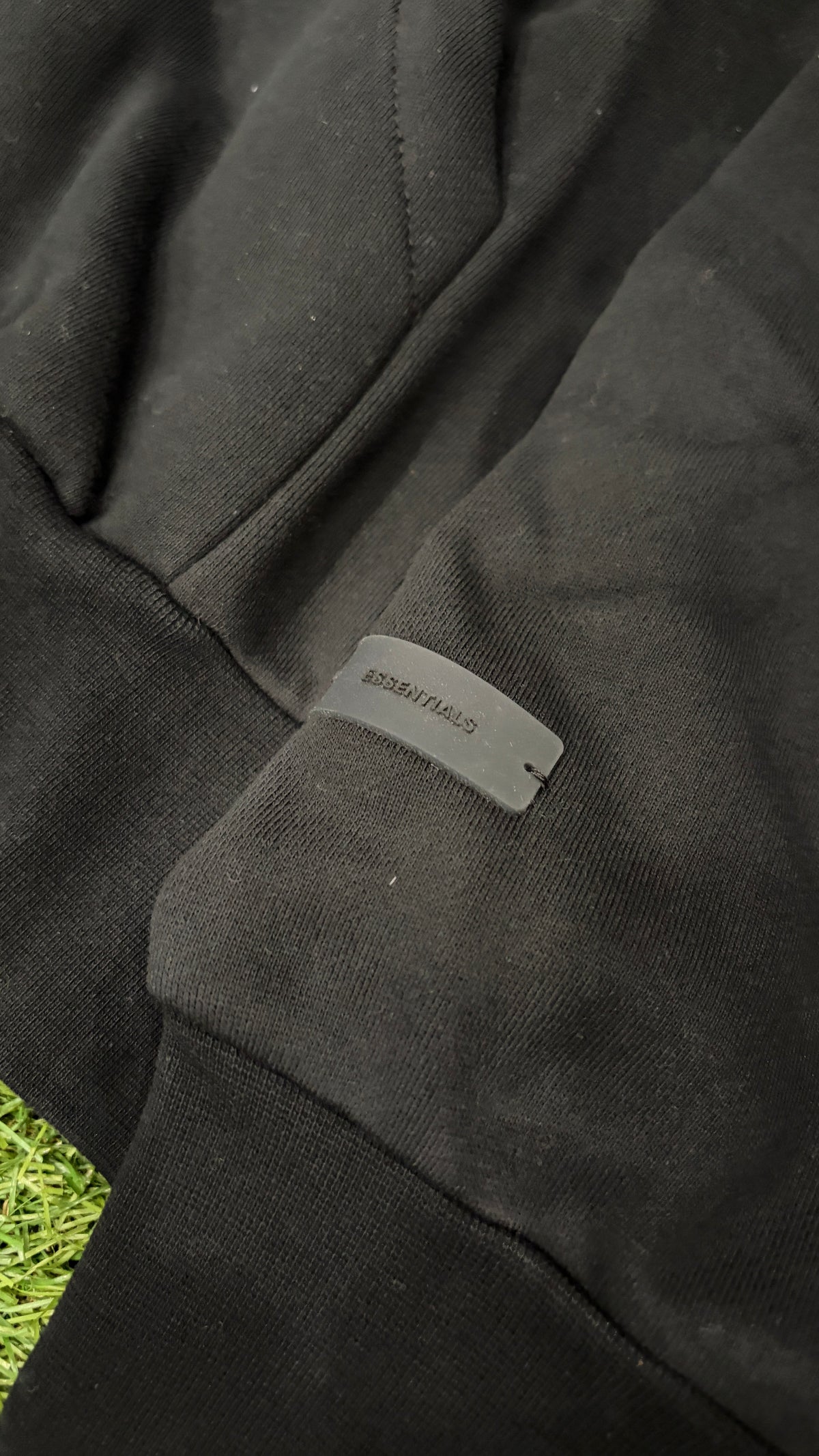 Black Relaxed Zip-Up Hoodie