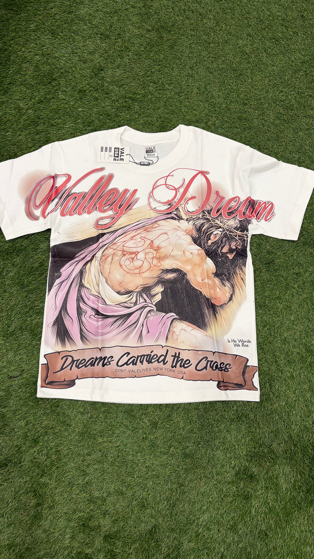 Dreams Carried By Cross Graphic T-Shirt
