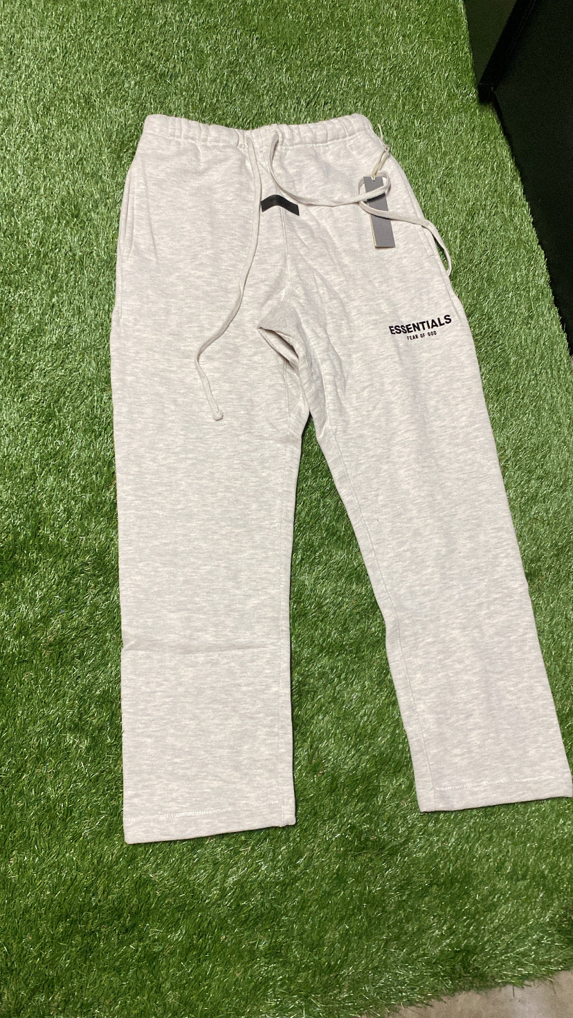 Light Oatmeal Relaxed Sweatpants