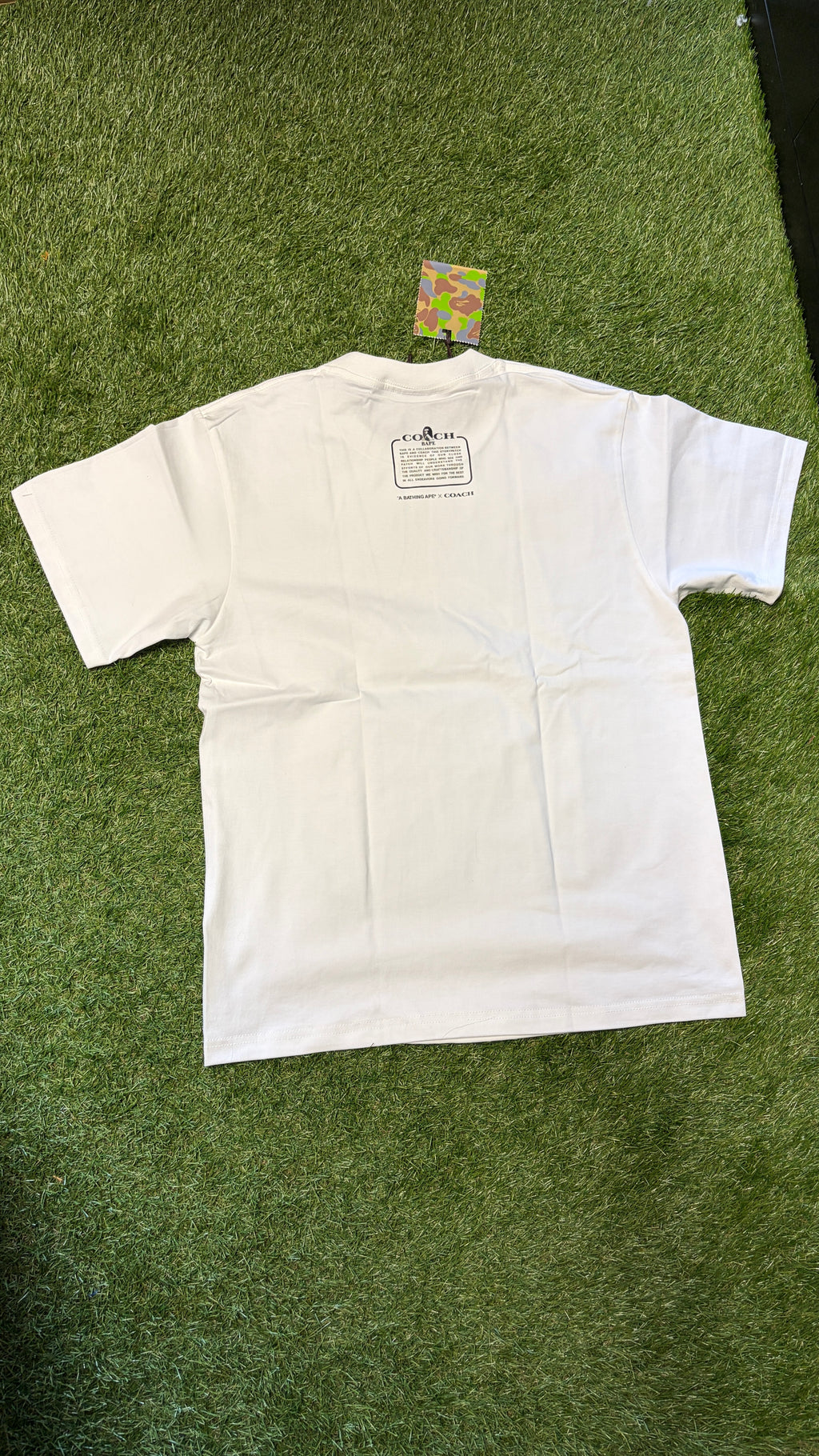 APE White C*ach T Shirt