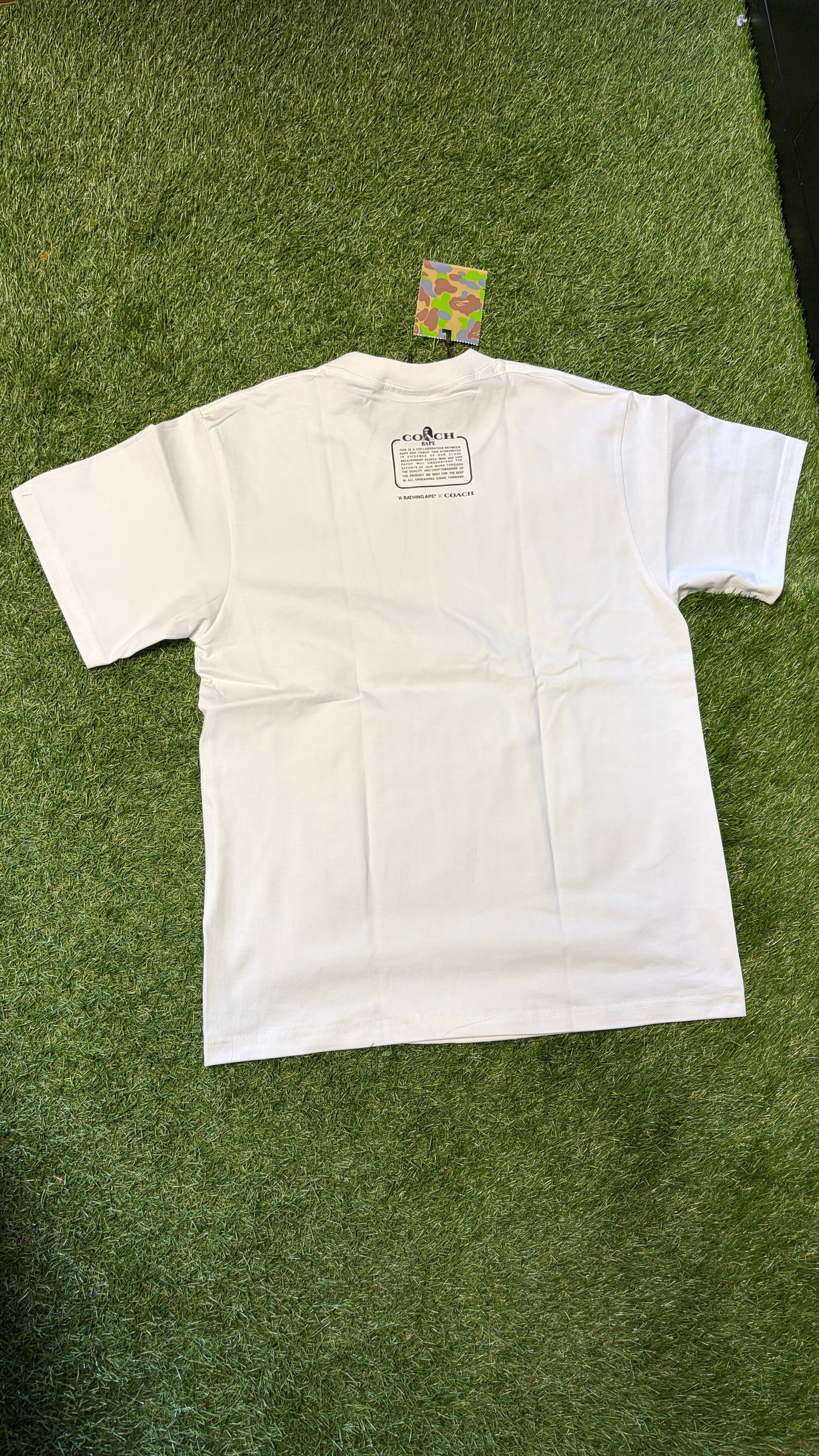APE White C*ach T Shirt