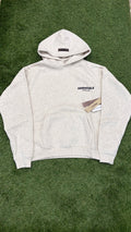 Light Oatmeal Essentials hoodie front