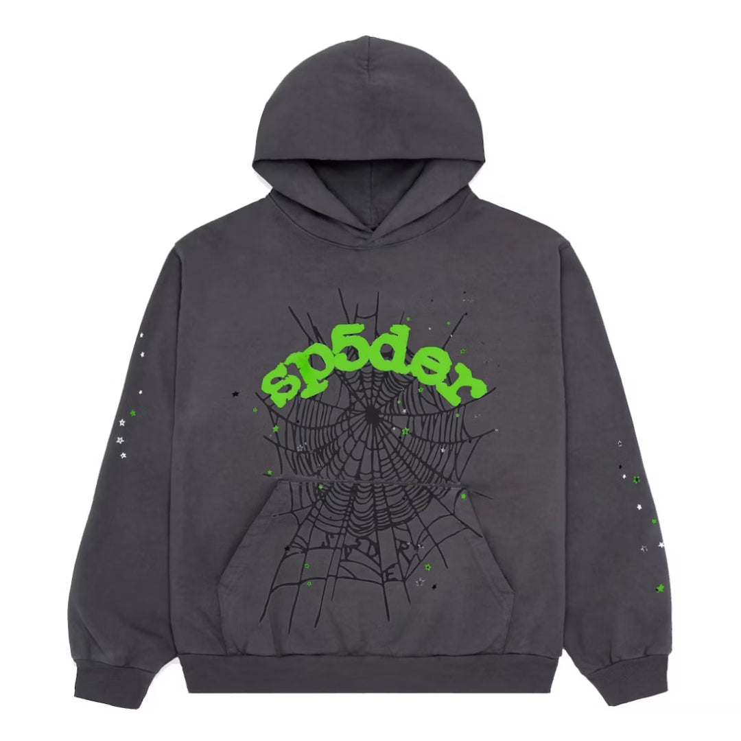 Slate Grey Sp5der Hoodie